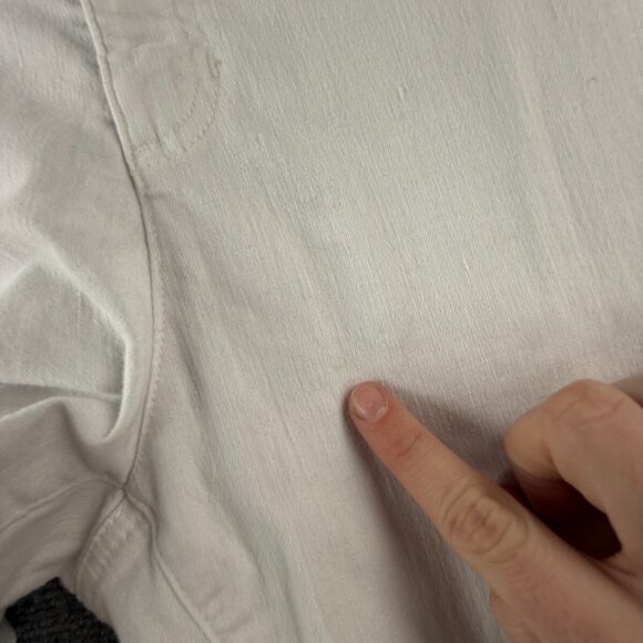 Eileen Fisher Women White Stretch Jeans Size 16W Organic Cotton Spandex Adult - Picture 10 of 16